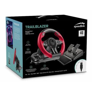 Volan Speedlink Trailblazer Racing Wheel, Crni, PS4/PS3/Xbox One/PC