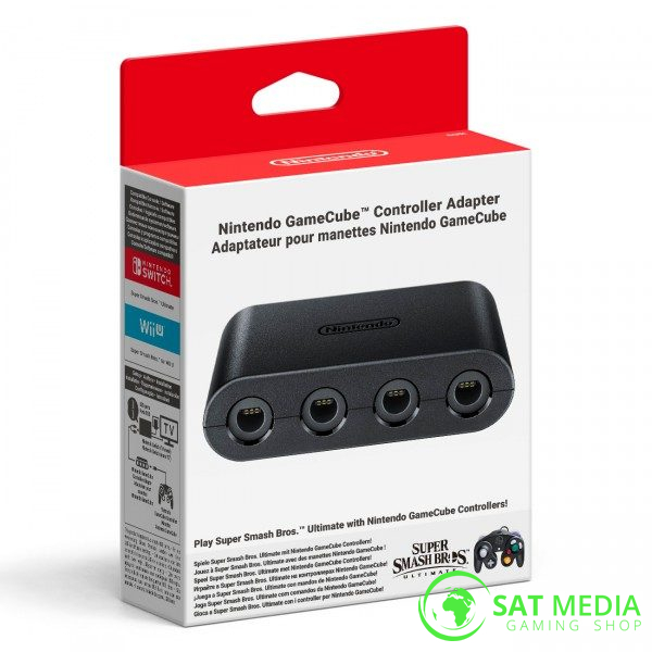 Nintendo GameCube Controller Adapter Switch Super Smash Bros Utimate Edition