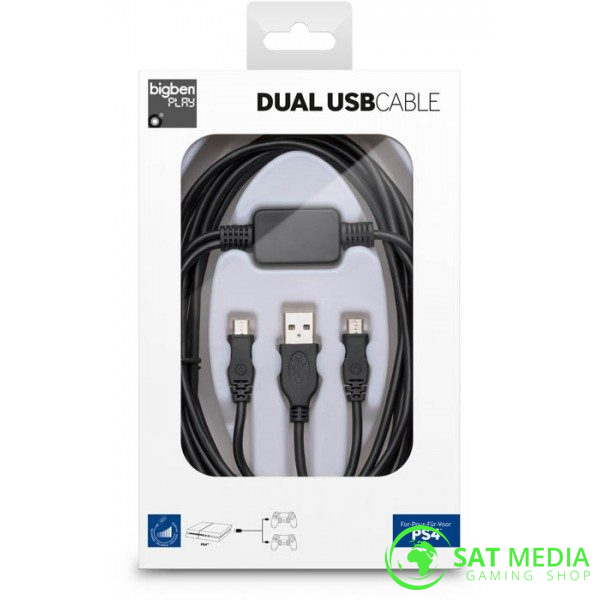 Bigben PS4 Dual Flat Micro usb kabel