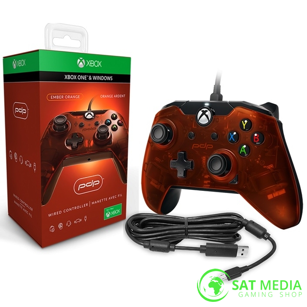 pdp wired controller orange