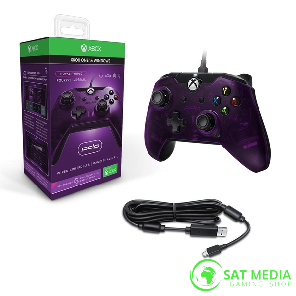 pdp wired controller purple
