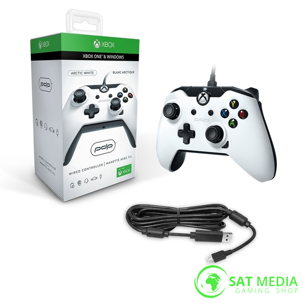 pdp wired controller white