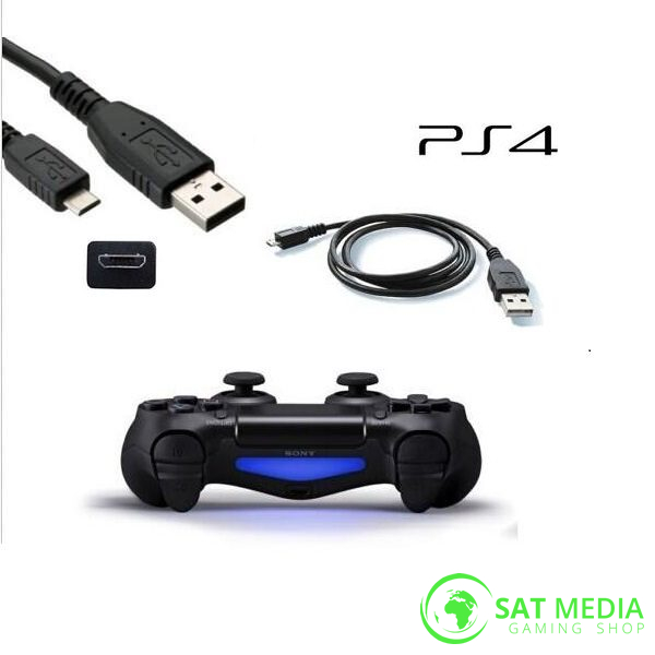 PS4 Sony Orginal Flat Micro USB kabel 1,5 m za spajanje i punjenje i Move Controllera – Sat Media