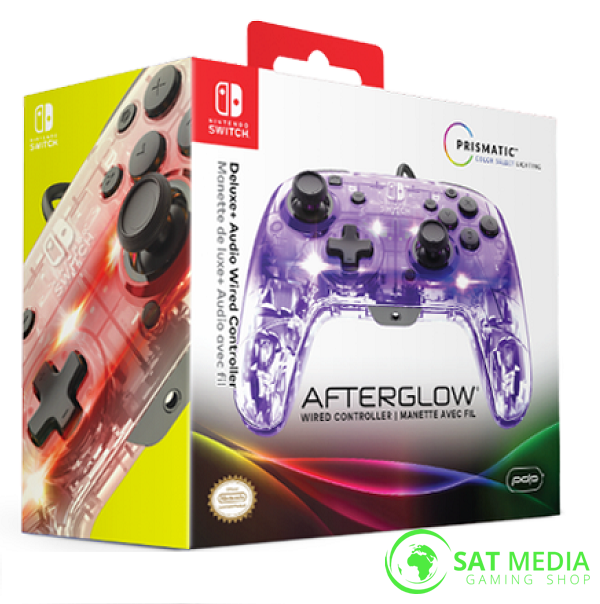 Pdp afterglow deluxe+ audio wired controller for nintendo deals switch