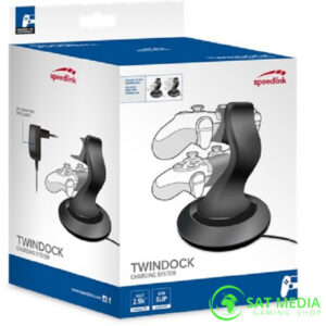 PS4 Speedlink Twindock Punjač za 2kontrolera,crni