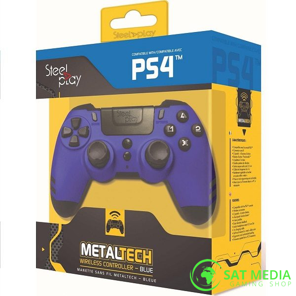 PS4 Controller Steelplay – Metaltech bežični ( Sapphire Blue) 0 600×600
