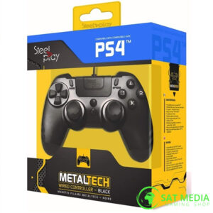 PS4 Controller Steelplay - Metaltech žični  (Ebony Black)