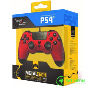 PS4 Controller Steelplay - Metaltech žični  (Red)