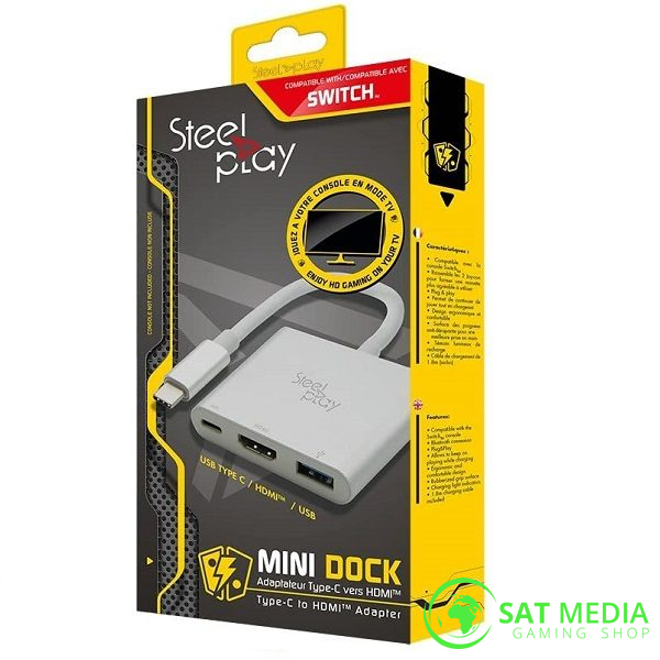 Steelplay Mini Dock adapter USB-C u HDMI 600×600