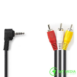 Kabel video/audio AV 3.5mm (M) na 3xRCA (M) 1,5 metar