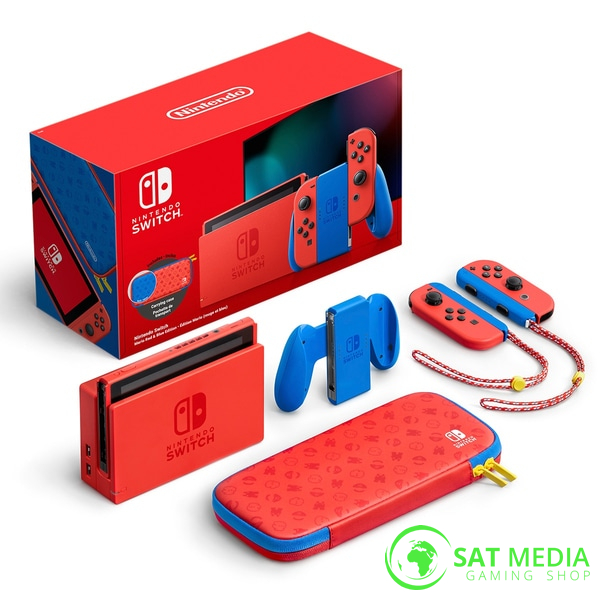 Nintendo Switch v2 konzola Mario Red Blue Special Edition