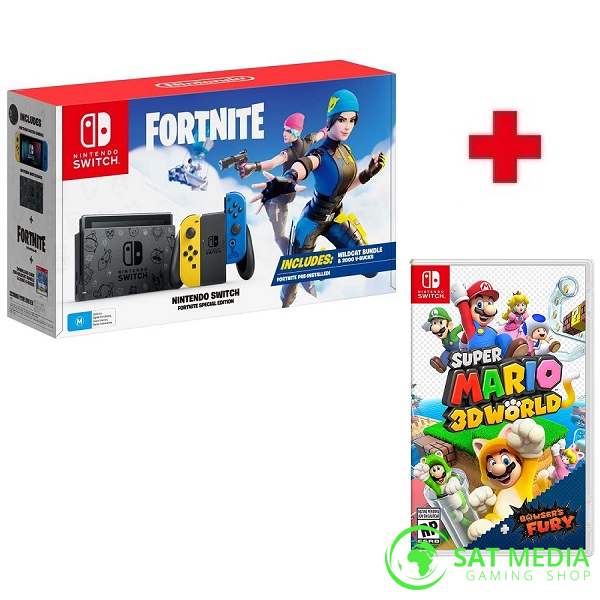 Nintendo-Switch-Konzola-Fortnite+Super mario 3D 600X600