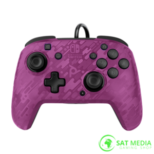 Controller Faceoff Deluxe Audio Wired Purple Camo PDP Nintendo Switch
