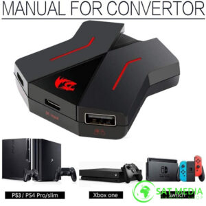 Konverter Redragon Eris GA200 za miš i tipkovnicu, PS4/PS3/XBox One/Switch