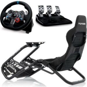 Playseat Trophy Black +Volan Logitech G29 PS4/PS5/PC