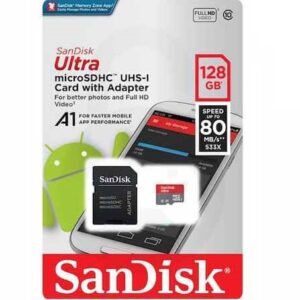 Memorijska kartica SD Micro 128GB SanDisk Ultra, UHS-I, Class 10, A1 + adapter