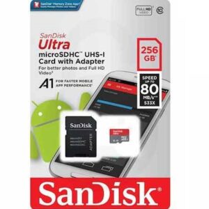 Memorijska kartica SD Micro 256GB SanDisk Ultra, UHS-I, Class 10, A1 + adapter