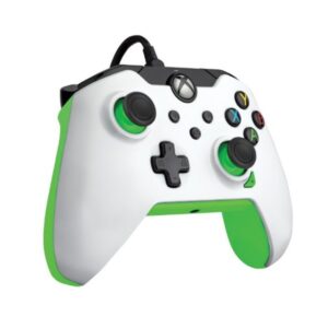 Kontroler PDP Xbox One/Xbox Series/PC White Neon Green žičani