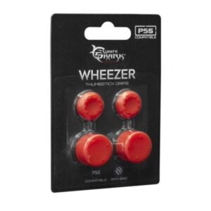 Thumb Grips White Shark PS5/PS4 Wheezer - Red