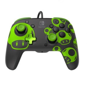 Controller PDP Nintendo Switch Wired Controller Rematch - 1Up Glow in the dark