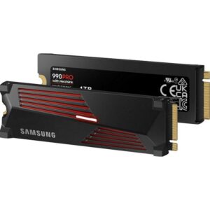 Samsung SSD 1TB 990 PRO Heatsink, M.2, PCIe 4.0 x4, MZ-V9P1T0CW, PS5 Compatible