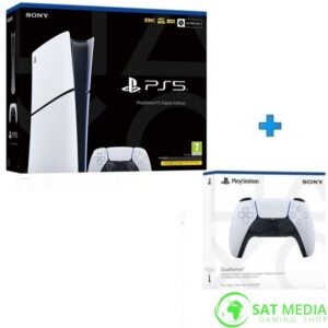 PlayStation 5 Digital Edition Slim E Chassis + dodatni kontroler