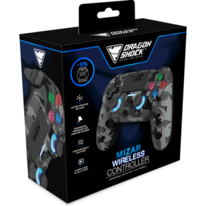 Dragonshock Mizar Wireless Controller Grey Camo PS4,PC