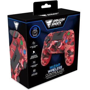 Dragonshock Mizar Wireless Controller Red Camo PS4, PC