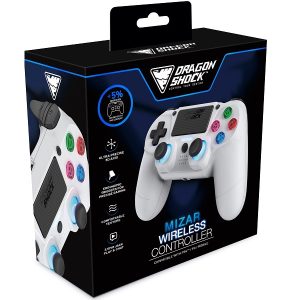 Dragonshock Mizar Wireless Controller White PS4,PC