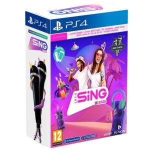 Let's Sing 2025 + 2 Mikrofona Bundle PS4