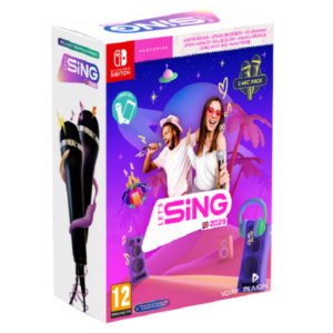 Let's Sing 2025 + 2 Mikrofona Bundle Nintendo Switch