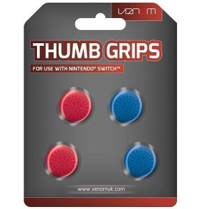 Thumb Grips Red and Blue Venom Nintendo Switch Joy-Con