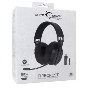 White Shark WGH-2444 Firecrest Wireless headset, crne PC, PS4/PS5