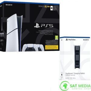 PlayStation 5 Digital Edition Slim E Chassis + dodatni kontroler + punjač kontrolera Sony